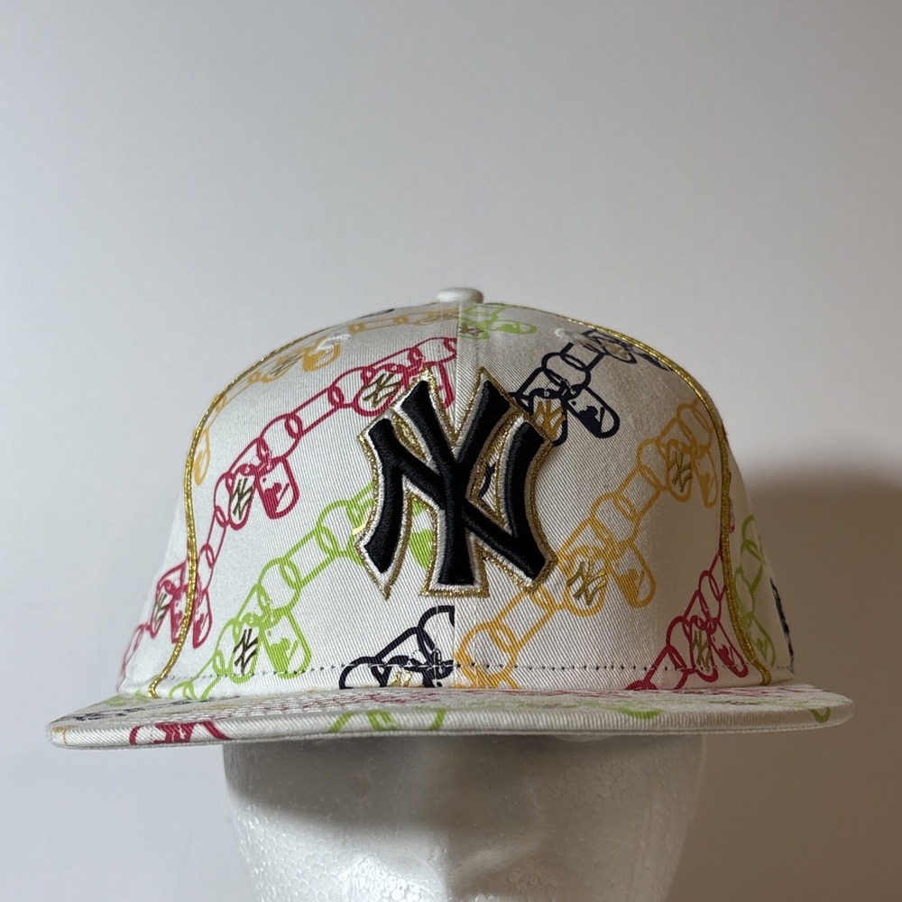 DeadStock‎ New Era 59FIFTY New York Yankees White MLB Fitted Hat 7 1/2